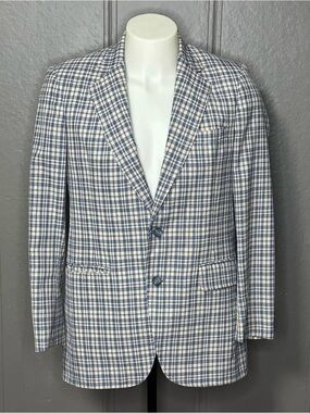 Hardwick Clothes Tartan Plaid Sport Coat 60s Vintage